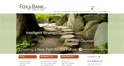 Desktop Screenshot of foxandbank.com